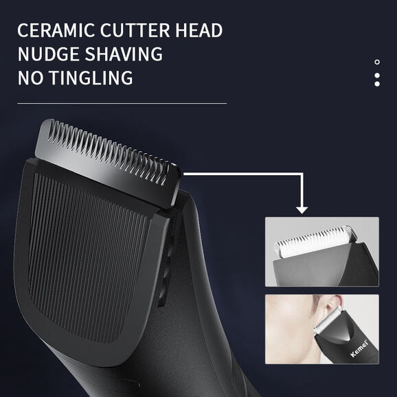 Electric Hair Trimmer: Kemei